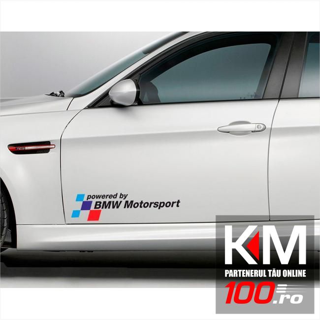 Sticker auto model BMW ///M Motorsport (set 2 buc.)