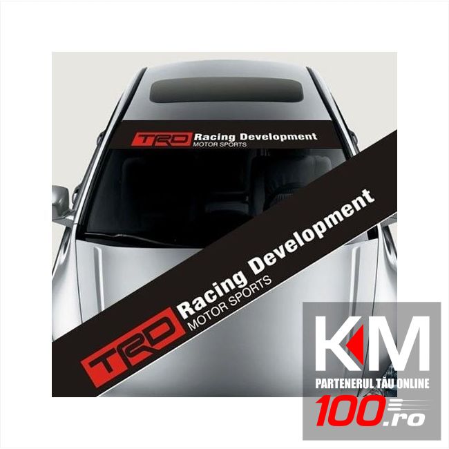 Sticker parasolar auto TRD (126 x 16cm)