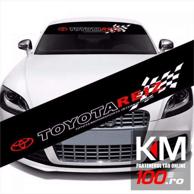 Sticker parasolar auto TOYOTA (126 x 16cm)