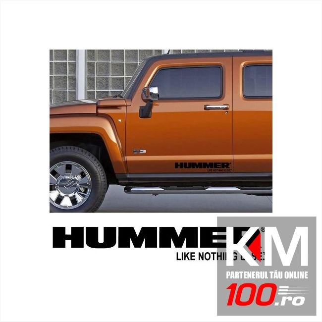 Sticker auto laterale HUMMER (set 2 buc.)