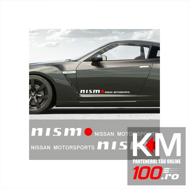 Sticker auto laterale NISSAN (set 2 buc.)