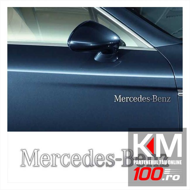 Stickere laterale CHROME - MERCEDES-BENZ (set 2 buc.)