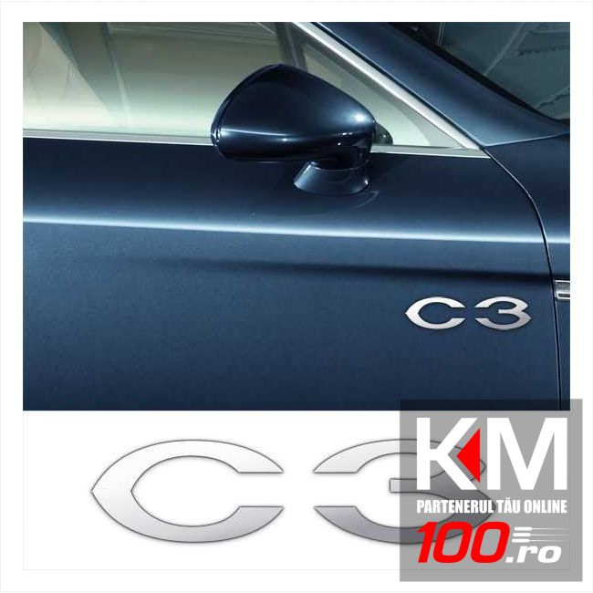 Stickere laterale CHROME - C3 (set 2 buc.)