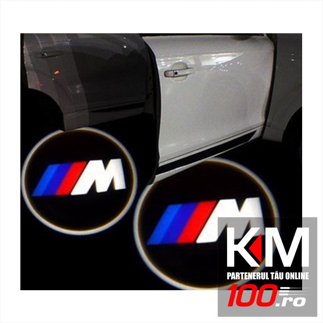 Proiectoare in portiera cu Logo BMW ///M