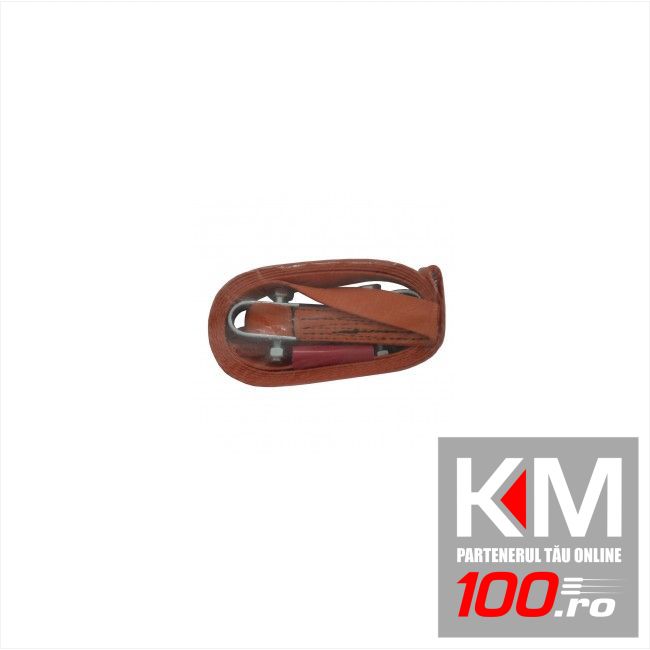 Chinga remorcare sufa ancorare si/sau ridicare chinga tractare 3.5 Tone prindere cu carlige culoare Rosie