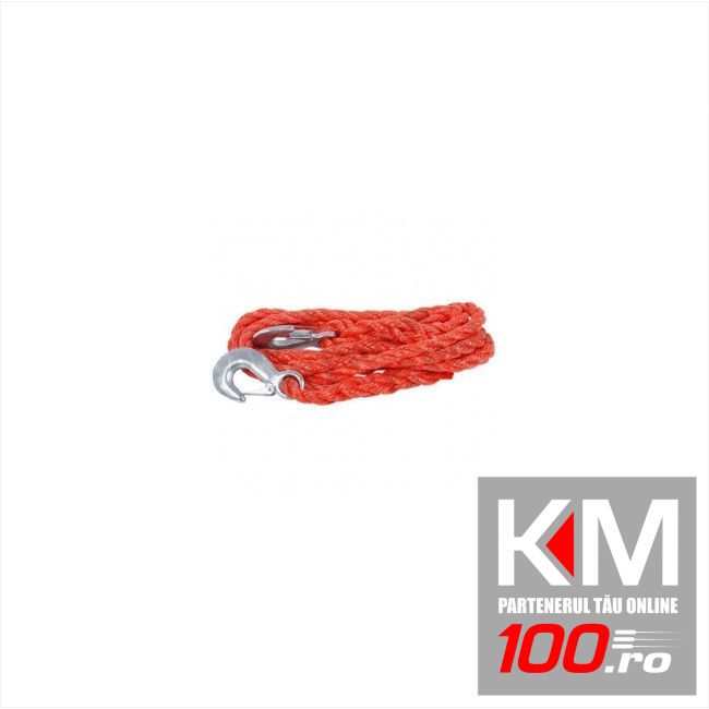 Chinga remorcare sufa ancorare si/sau ridicare chinga tractare maxim 2500-3500 kg , lungime 4m,prindere carlige ,culoare rosu