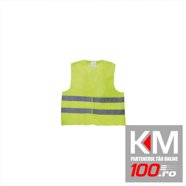 Vesta reflectorizanta Automax verde marime XL cu benzi reflectorizante