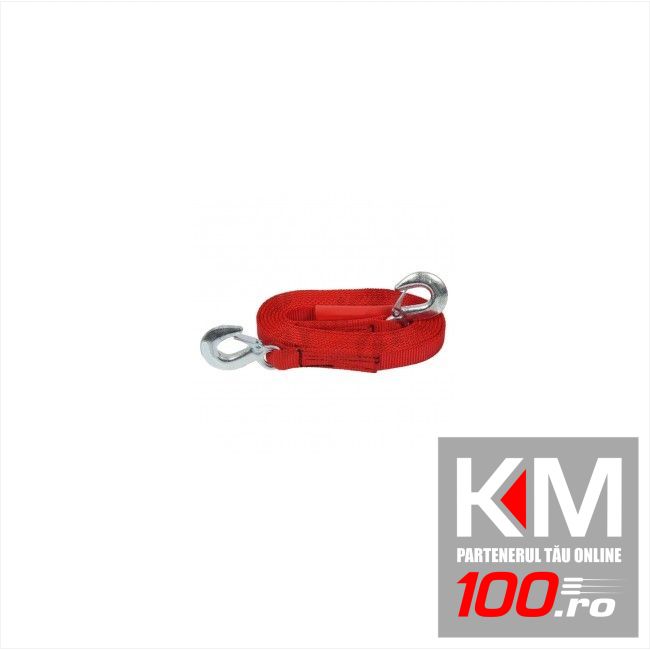 Chinga remorcare sufa ancorare si/sau ridicare chinga tractare maxim 1450 kg , prindere cu carlige culoare galben