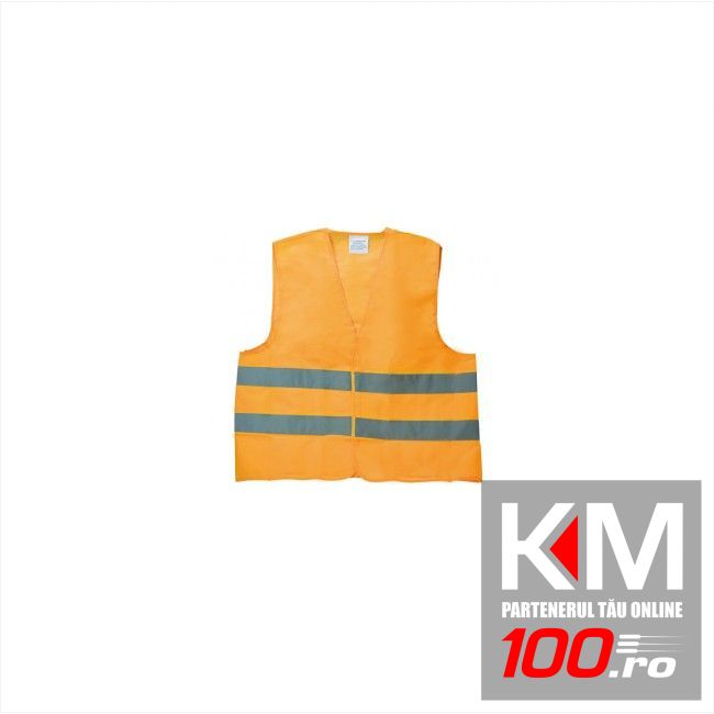 Vesta reflectorizanta Automax orange marime XL cu benzi reflectorizante