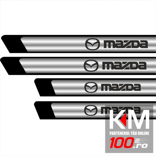 Set protectii praguri CROM - Mazda