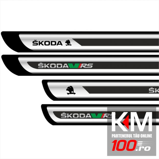 Set protectii praguri CROM - Skoda VRS