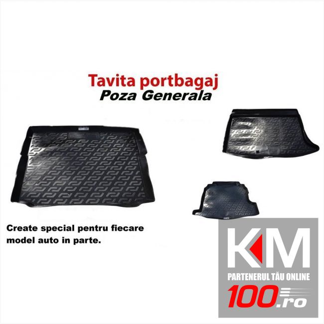 Covor portbagaj tavita Audi A3 8V sportback 2012-> cu roata de rezerva