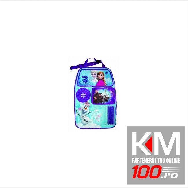 Organizator scaun auto Disney Frozen pentru spatarul scaunului din fata, 40 x 60 cm