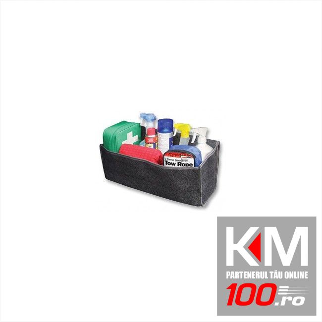 Organizator portbagaj mini cu fixare banda velcro