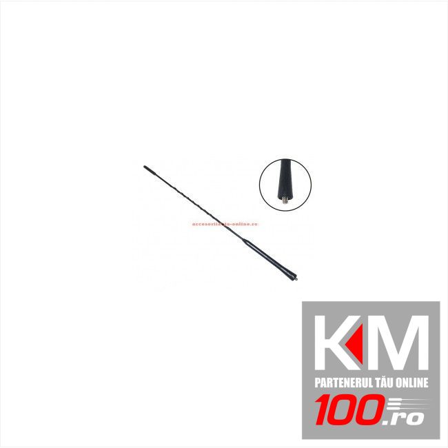 Tija antena auto Automax 40 cm cu filet de 5 mm universala