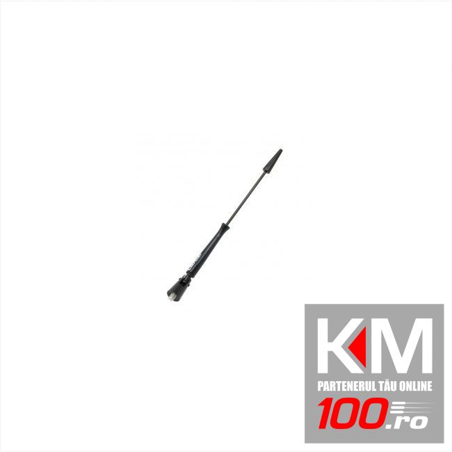 Tija antena auto Carpoint universala neagra 20,50 - 24,50 cm cu filet de 4, 5 si 6 mm