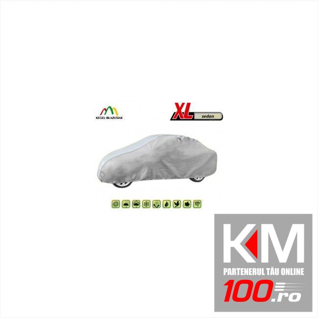 Prelata auto, husa exterioara BMW Seria 5 E28 E34 E39 E60 F10 impermeabila in exterior anti-zgariere in interior lungime 472-500cm