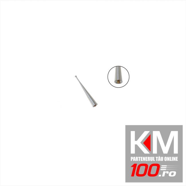 Tija antena auto Automax 10cm cromat, filet de 5 mm