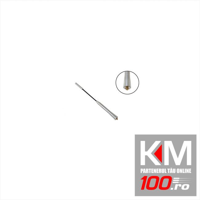 Tija antena auto Automax Aluminiu 20cm , filet de 5 mm