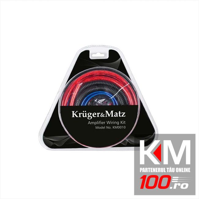 Kit cabluri amplificator (25mm2), Kruger&Matz