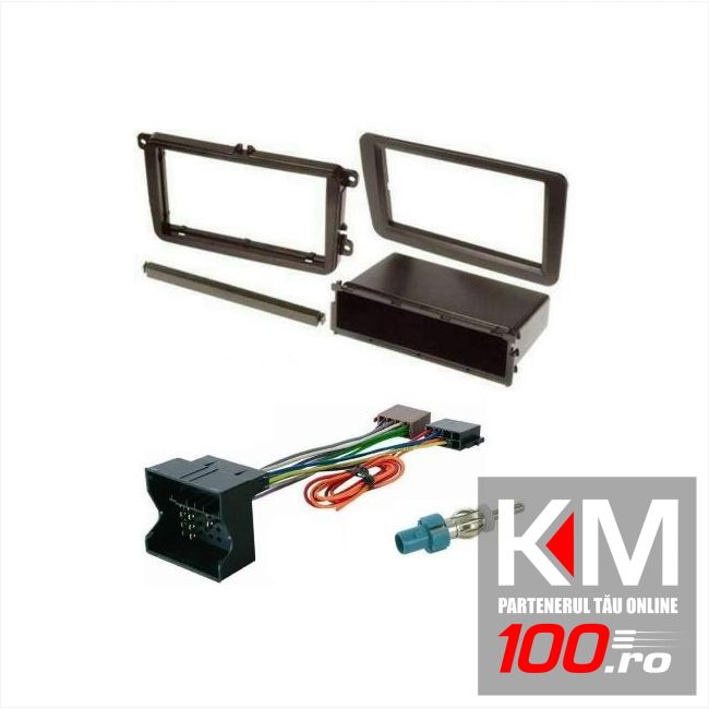 Rama adaptoare Skoda Fabia 2, Roomster, Octavia, Superb (kit 2DIN - 1DIN)