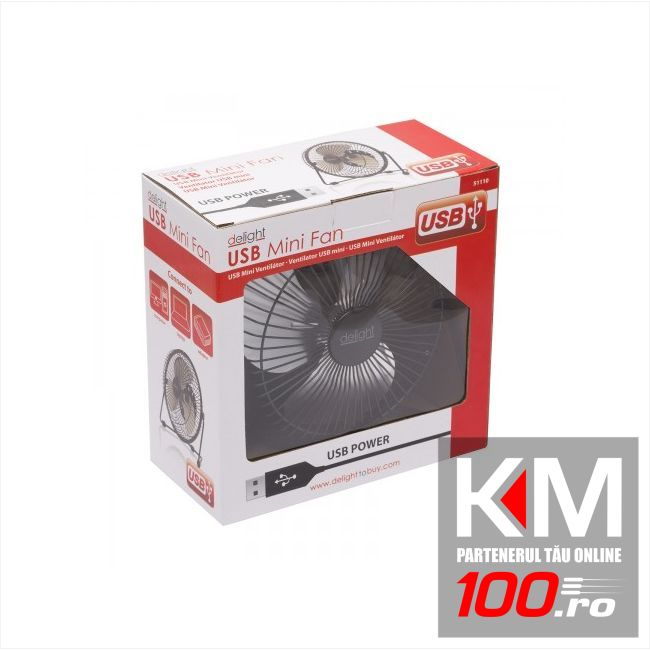 Mini ventilator cu alimentare USB