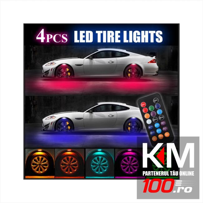 Lumini UnderCar, 8 capsule LED cu lupa, cu posibilitate de montare interior - exterior