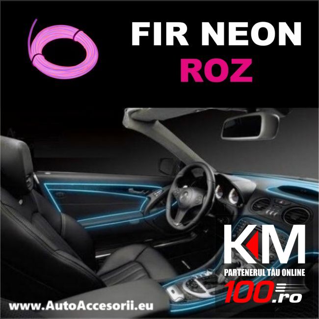 Fir NEON culoare ROZ (lungime 2M)