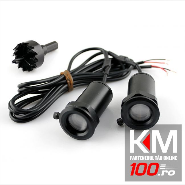 Proiectoare in portiera cu logo HUMMER - NOU! 5 Watt (set 2 buc)