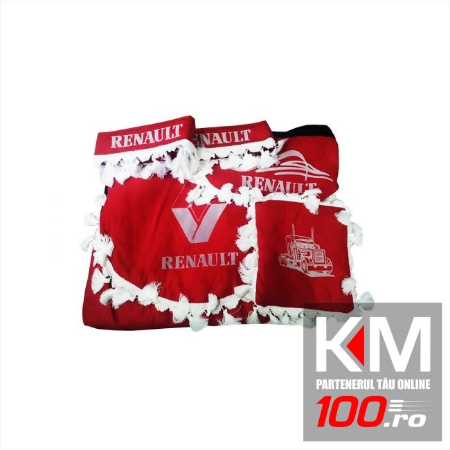 SET DRAPERIE CAMION PT. RENAULT PREMIUM HIGH ROOF RED