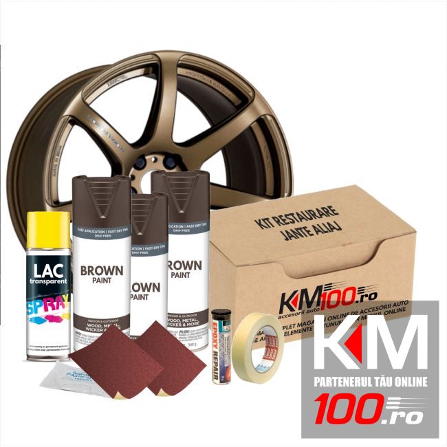 Kit reparatie jante, culoare MARO (V3)