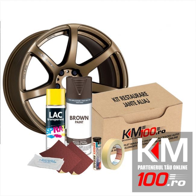 Kit reparatie jante, culoare MARO (V1)