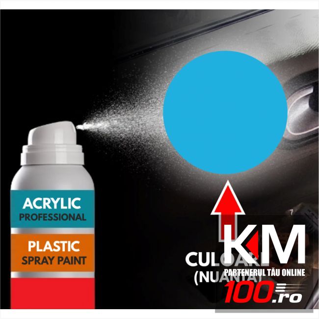 Spray Profesional RAL5012 pentru vopsire elemente din plastic sau metal