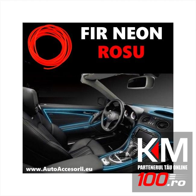 Fir NEON culoare ROSU (lungime 2M)