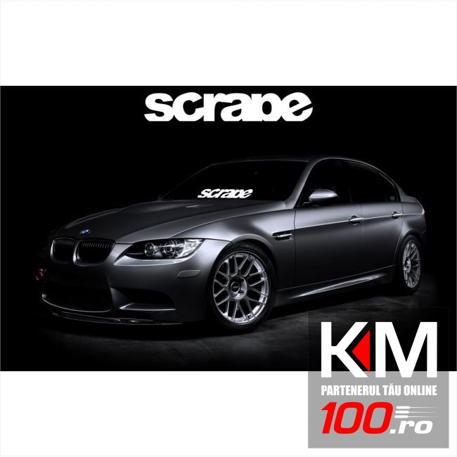 Sticker parbriz Scrape