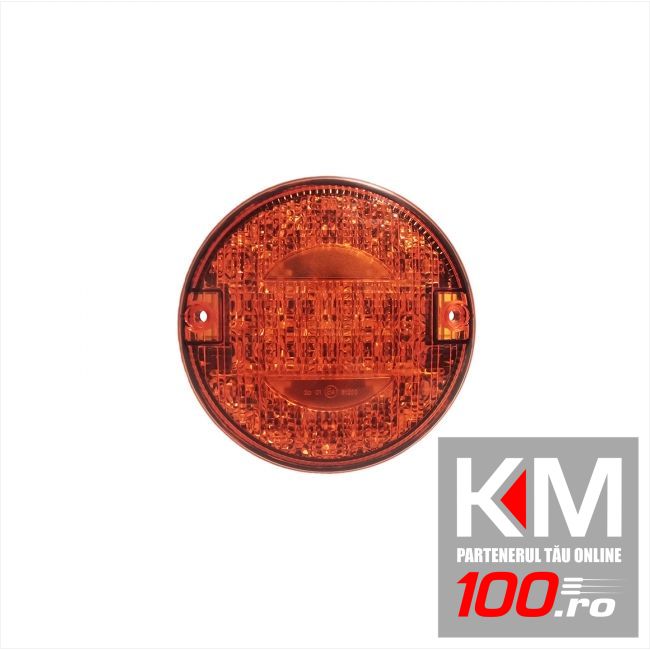 Candles instance Deny Lampa stop rotunda cu led 12/24v galben inchis 14cm, 2-2,5cm
