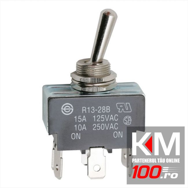 Intrerupatoare cu brat2 circuit10A-250VON-ON