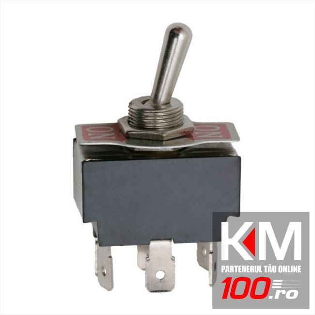 Intrerupatoare cu brat 2 circuit 10A-250V ON-ON