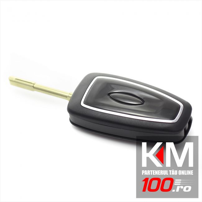 Ford Mondeo - Carcasa cheie tip briceag, 3 butoane (negru)