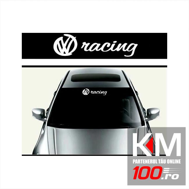 Sticker parasolar auto RACING (126 x 16cm)