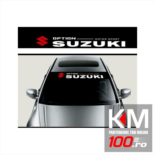 Sticker parasolar auto SUZUKI (126 x 16cm)