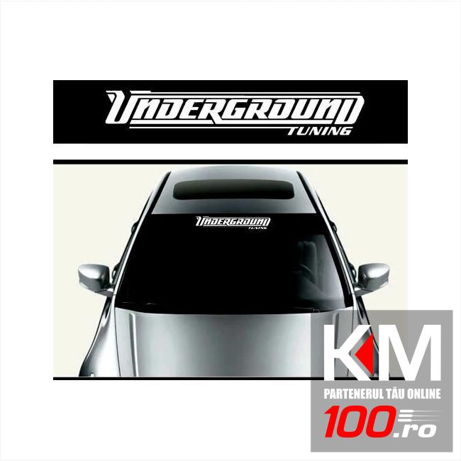 Sticker parasolar auto UNDERGROUND (126 x 16cm)