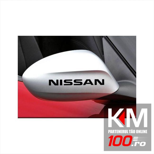 Sticker oglinda Nissan (set 2 buc.)