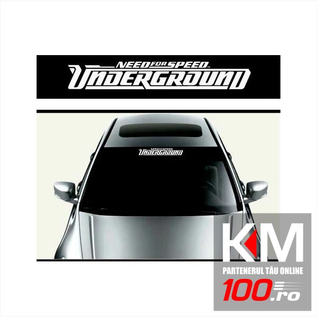 Sticker parasolar auto UNDERGROUND (126 x 16cm)