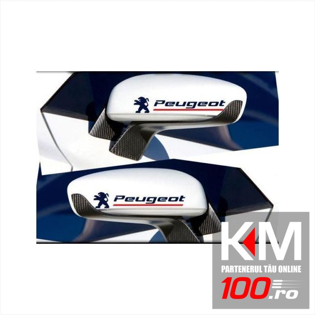 Sticker oglinda Peugeot (set 2 buc.)