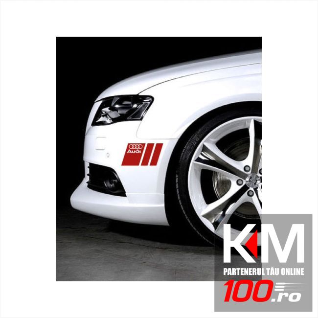 Sticker ornament auto lateral AUDI (set 2 buc.)