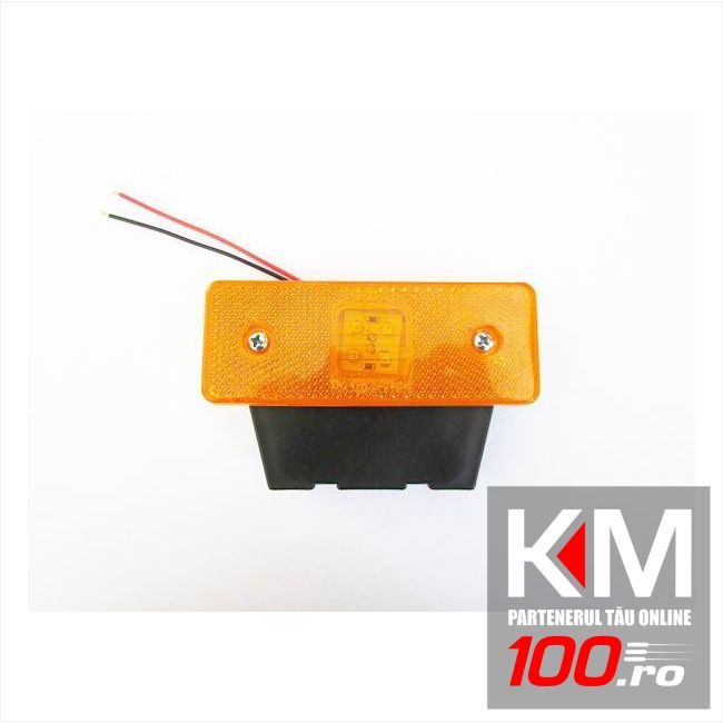 Lampa laterala 4 SMD 24V, cu suport