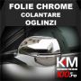 Folie CHROME pentru colantare oglinzi (set 2 buc)