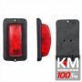 Lampa gabarit auto 12V/ 24V, dreptunghiulara Rosie cu led, 50x95x30mm , 1 buc.