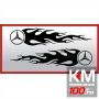 Set 2 buc. stickere portiere MERCEDES